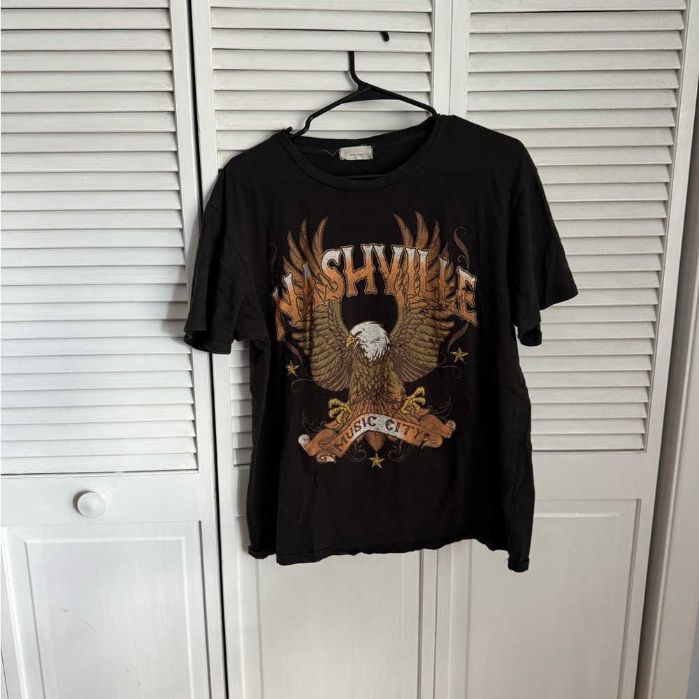 Black Nashville Graphic T-Shirt